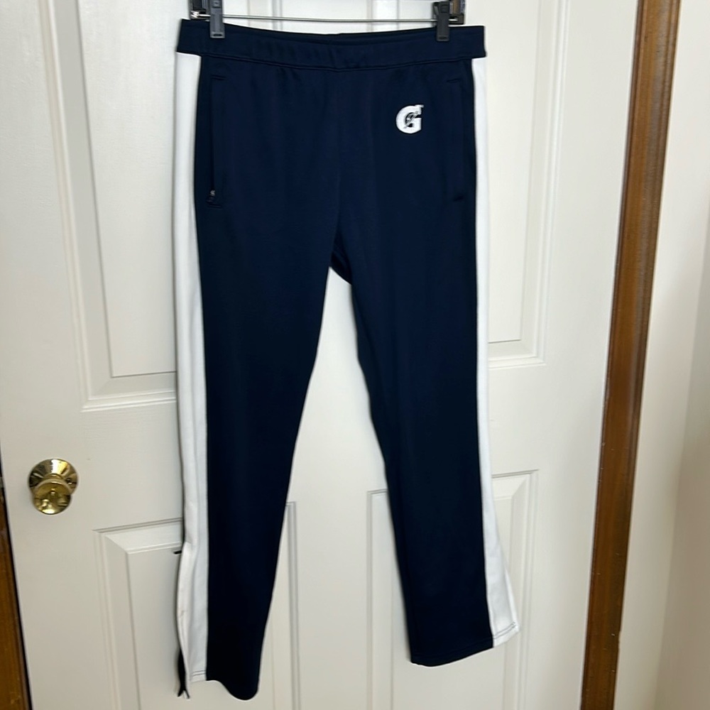 TORY BURCH NAVY PULL ON JOGGERS sz Med